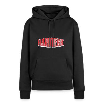 Hardtekk Rave Konzert Party Geburtstag Geschenk - Frauen Premium Bio Hoodie - Schwarz - Vorne - Julia (174cm)