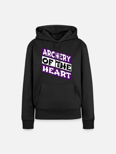 birthday gift archery archery practice - Frauen Premium Bio Hoodie - Schwarz