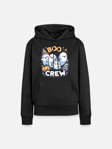 Buh-Crew - Frauen Premium Bio Hoodie - Schwarz