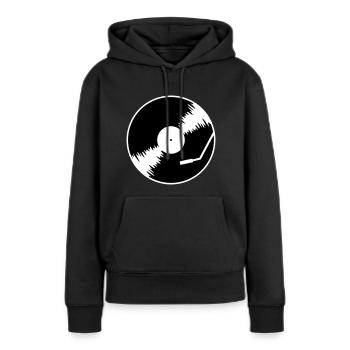 Record Vinyl DJ Record Player - Women’s Premium Organic Hoodie - black - Front - Julia (174cm)