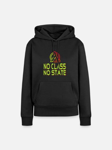 Programmierer Lambda Softwareentwickler Geschenk - Frauen Premium Bio Hoodie - Schwarz