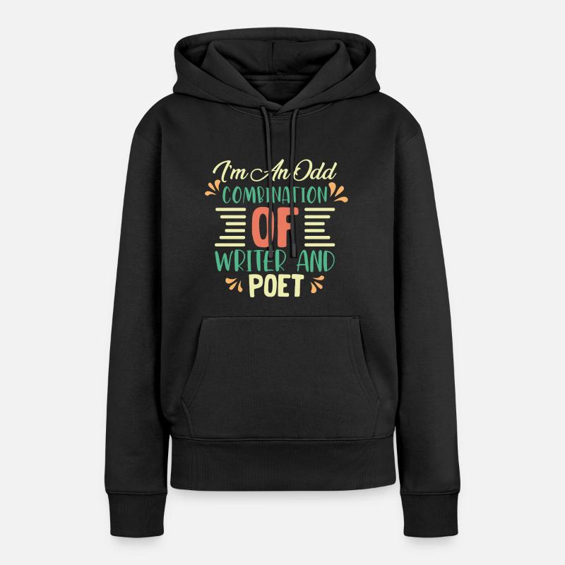 Je suis une étrange combinaison de - Sweat à capuche Premium bio Femme - noir