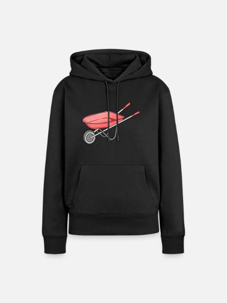 wheelbarrow - Women’s Premium Organic Hoodie - black