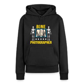 Ich spiele mit Scan - Radiologe - Frauen Premium Bio Hoodie - Schwarz - Vorne - Julia (174cm)