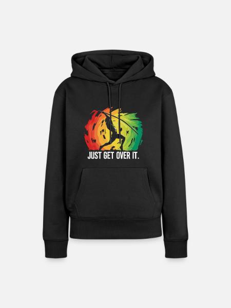 Stabhochspringer-Geschenk - Frauen Premium Bio Hoodie - Schwarz