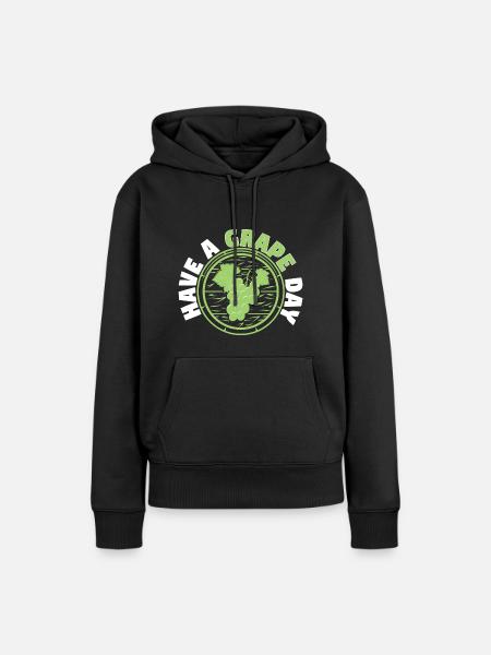 Have A Grape Day - Frauen Premium Bio Hoodie - Schwarz
