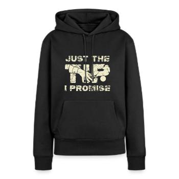Rack Em Up Butterblume Billard Queue Ball Pool Lie - Frauen Premium Bio Hoodie - Schwarz - Vorne - Julia (174cm)