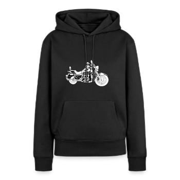 Motorrad Rocket 3 Touring Bike sw - Frauen Premium Bio Hoodie - Schwarz - Vorne - Julia (174cm)