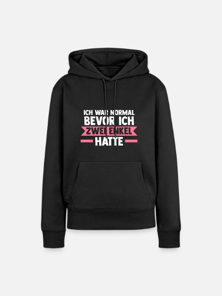 Großmutter Großmama Omi Oma - Frauen Premium Bio Hoodie - Schwarz