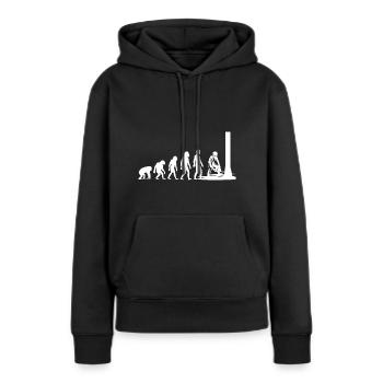 Forester Lumberjack Forest worker Forester - Women’s Premium Organic Hoodie - black - Front - Julia (174cm)
