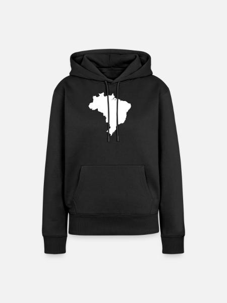 Brasilien originelle Geschenkidee - Frauen Premium Bio Hoodie - Schwarz