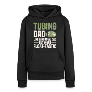 Wildwasser Rafting - Frauen Premium Bio Hoodie - Schwarz - Vorne - Julia (174cm)