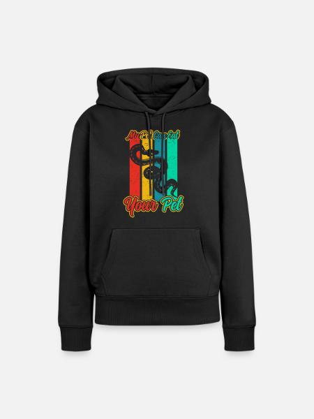 Schlangenbesitzer Schlangenliebhaber Schlangen - Frauen Premium Bio Hoodie - Schwarz