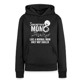 Sousaphone Mom Brass Band Musician - Women’s Premium Organic Hoodie - black - Front - Julia (174cm)