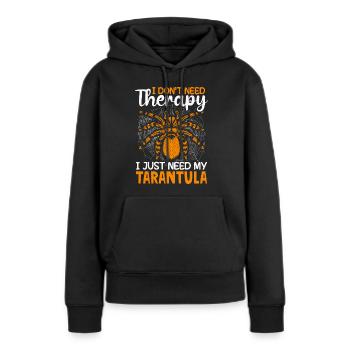 Tarentule Araignées Pet Tarentules Collectionneur - Sweat à capuche Premium bio Femme - noir - Devant - Julia (174cm)