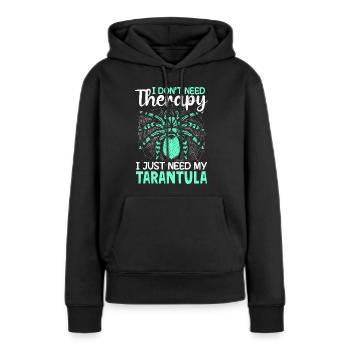 Tarentule Araignées Pet Tarentules Collectionneur - Sweat à capuche Premium bio Femme - noir - Devant - Julia (174cm)