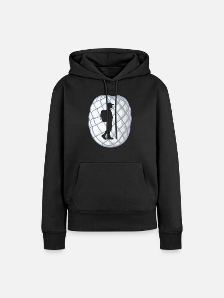 Pfadfinder Abenteuer Camping - Frauen Premium Bio Hoodie - Schwarz