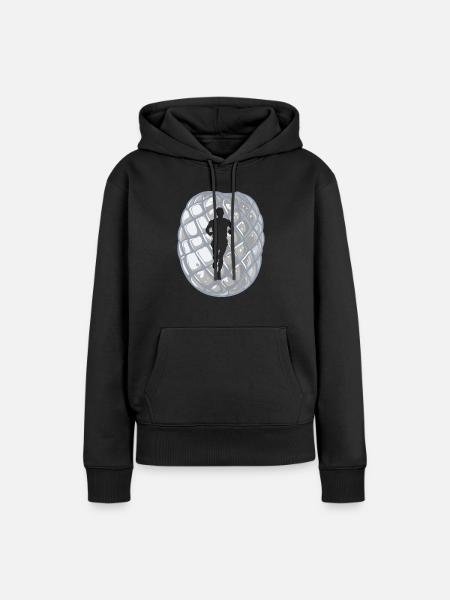 Marathon Training Halbmarathon - Frauen Premium Bio Hoodie - Schwarz