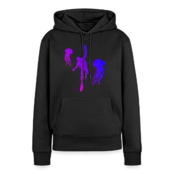 Scuba Taucher Scuba Tauchen Damen Scuba Diver - Frauen Premium Bio Hoodie - Schwarz - Vorne - Julia (174cm)