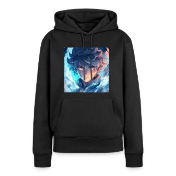 Ice Boy - Frauen Premium Bio Hoodie - Schwarz - Vorne - Julia (174cm)