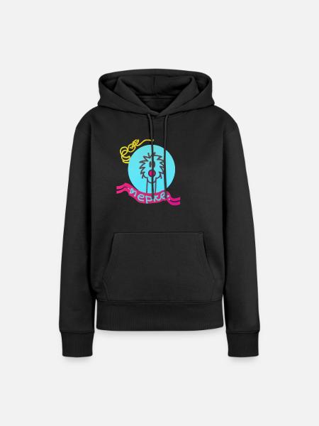 Nepxe - Frauen Premium Bio Hoodie - Schwarz