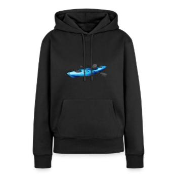 Kayak Kayaker Kayaking - Women’s Premium Organic Hoodie - black - Front - Julia (174cm)