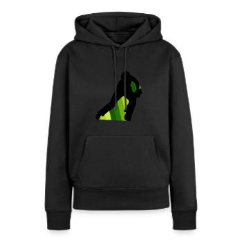 Cricket Équipe de cricket Cricket - Sweat à capuche Premium bio Femme - noir - Devant - Julia (174cm)