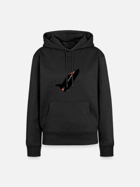Flieger Luftfahrt - Frauen Premium Bio Hoodie - Schwarz