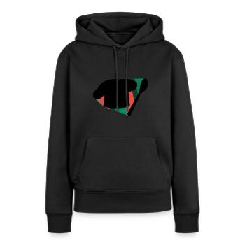 Bakery Bakery - Women’s Premium Organic Hoodie - black - Front - Julia (174cm)