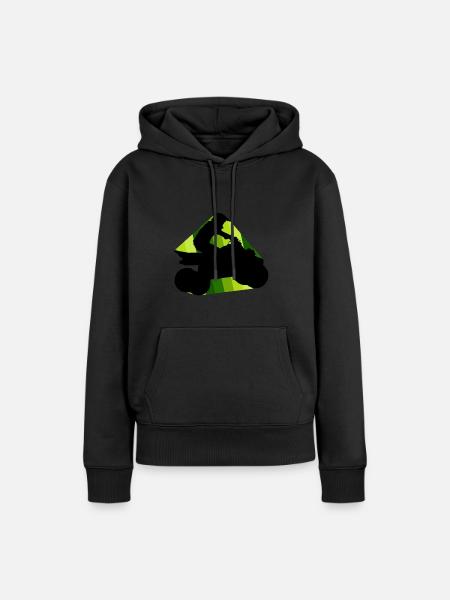 Quad Stuntman - Frauen Premium Bio Hoodie - Schwarz