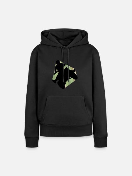 ATV Stunt - Frauen Premium Bio Hoodie - Schwarz