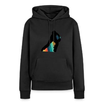 Cricketer Cricket Team Sports - Women’s Premium Organic Hoodie - black - Front - Julia (174cm)