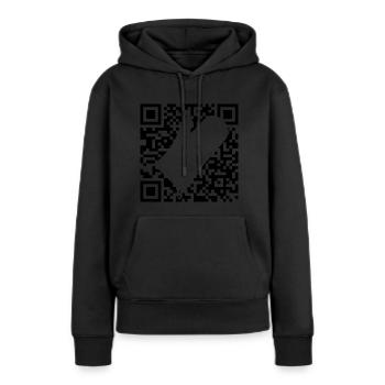 Backen Muffin Bäckerei - Frauen Premium Bio Hoodie - Schwarz - Vorne - Julia (174cm)