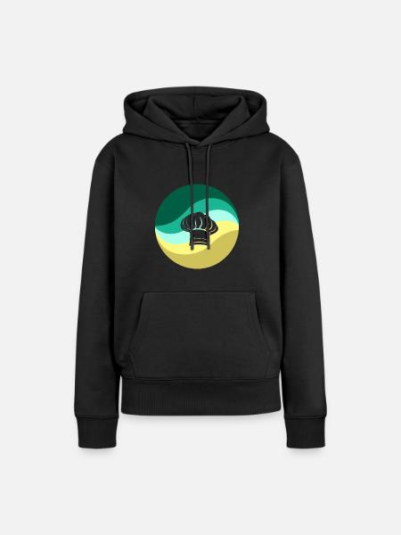 Kochen Koch Küchenchef - Frauen Premium Bio Hoodie - Schwarz
