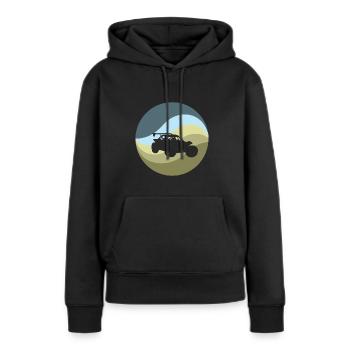 Autocross Flitzer Auto - Frauen Premium Bio Hoodie - Schwarz - Vorne - Julia (174cm)
