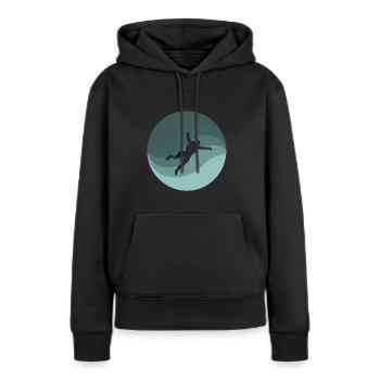 Skydive Skydiving Air - Women’s Premium Organic Hoodie - black - Front - Julia (174cm)