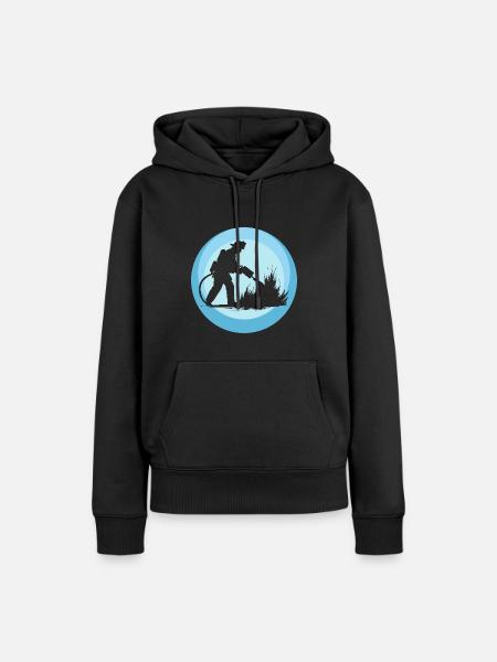 Feuerwehr Blaulicht Notruf - Frauen Premium Bio Hoodie - Schwarz