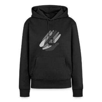 Aquarium Flosse - Frauen Premium Bio Hoodie - Schwarz - Vorne - Julia (174cm)