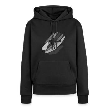 Flight Stewardess Plane - Women’s Premium Organic Hoodie - black - Front - Julia (174cm)
