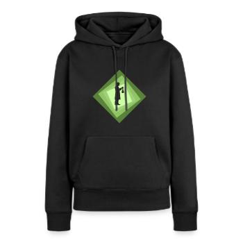 Chemie chemisch Periodensystem - Frauen Premium Bio Hoodie - Schwarz - Vorne - Julia (174cm)
