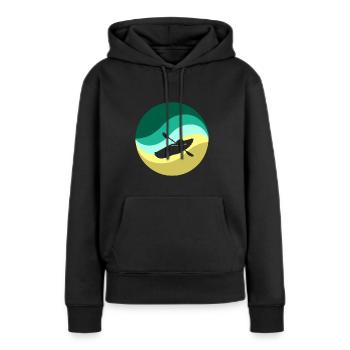 Kayak Whitewater Rudder - Women’s Premium Organic Hoodie - black - Front - Julia (174cm)
