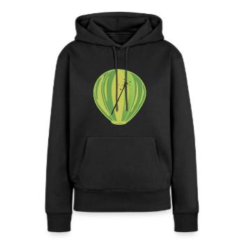 Magier Mystisch Hüte - Frauen Premium Bio Hoodie - Schwarz - Vorne - Julia (174cm)