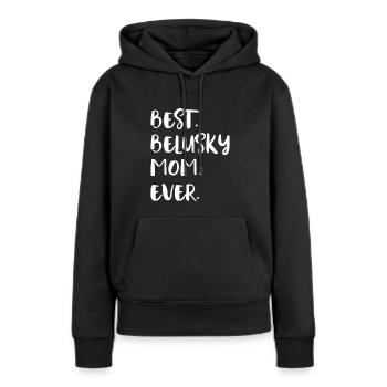 Belusky Mom - Women’s Premium Organic Hoodie - black - Front - Julia (174cm)