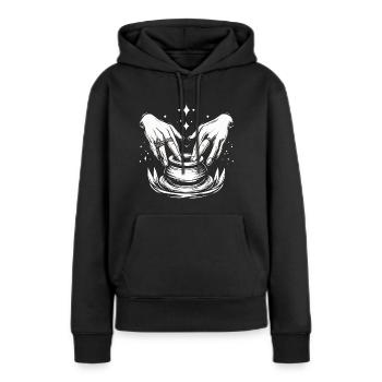 Make pottery - Women’s Premium Organic Hoodie - black - Front - Julia (174cm)