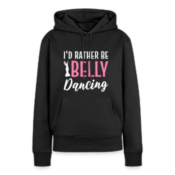 Eher Bauchtanzen Entertainer Geschenk - Frauen Premium Bio Hoodie - Schwarz - Vorne - Julia (174cm)