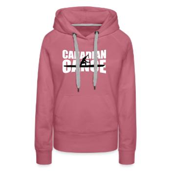 Canadian Canoe 4 - Frauen Premium Bio Hoodie - Malve - Vorne - Isabella (175cm)