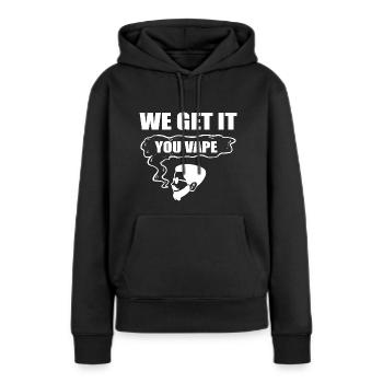 Du vape Starker Raucher Geschenk - Frauen Premium Bio Hoodie - Schwarz - Vorne - Julia (174cm)