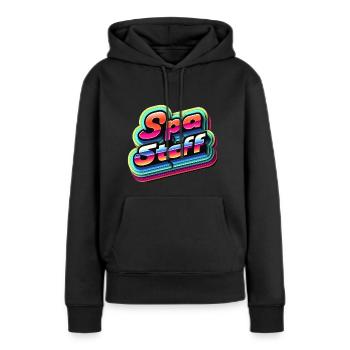 Spa Staff 8 - Frauen Premium Bio Hoodie - Schwarz - Vorne - Julia (174cm)