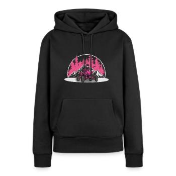 Quad ATV Offroad Quad Riders Women - Women’s Premium Organic Hoodie - black - Front - Julia (174cm)