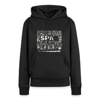 Spa Staff 5 - Frauen Premium Bio Hoodie - Schwarz - Vorne - Julia (174cm)